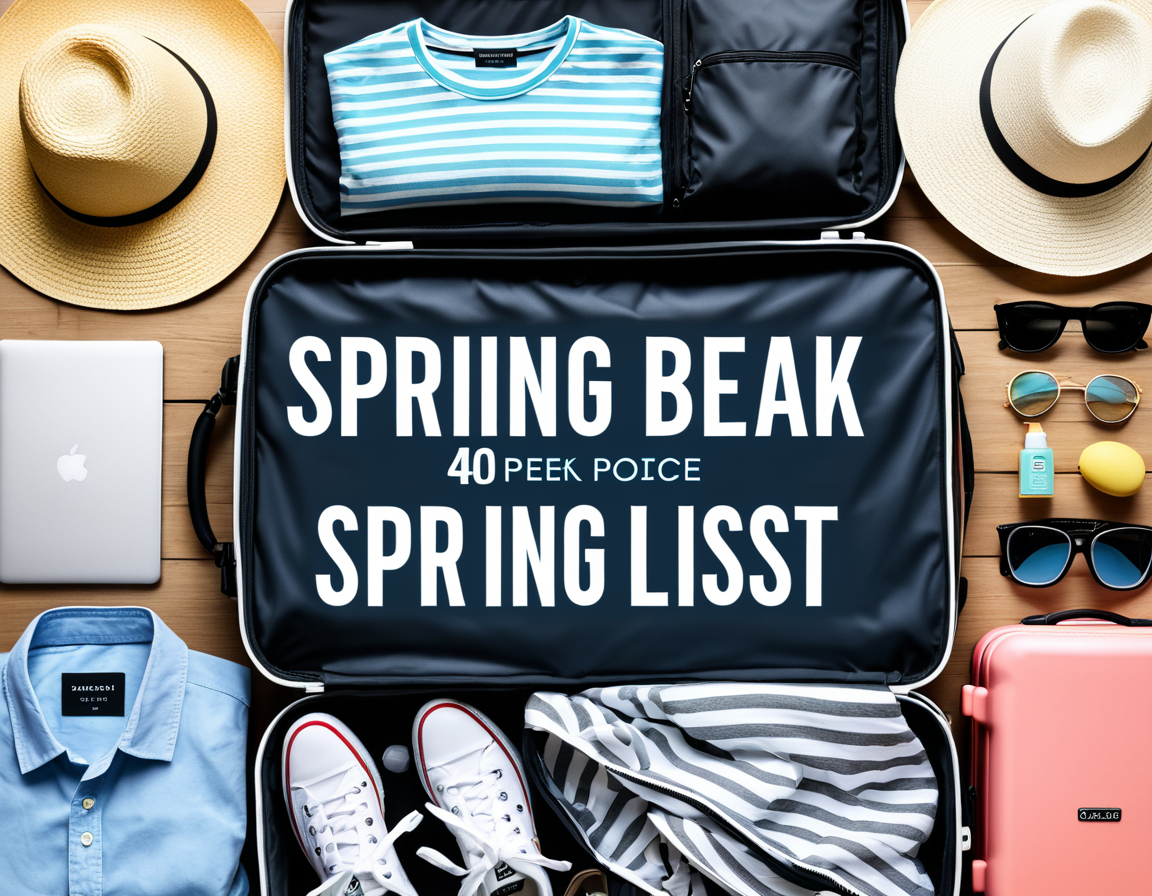 Featured image for blog post: Essential 40-Piece Spring Break Packing List for a Stress...